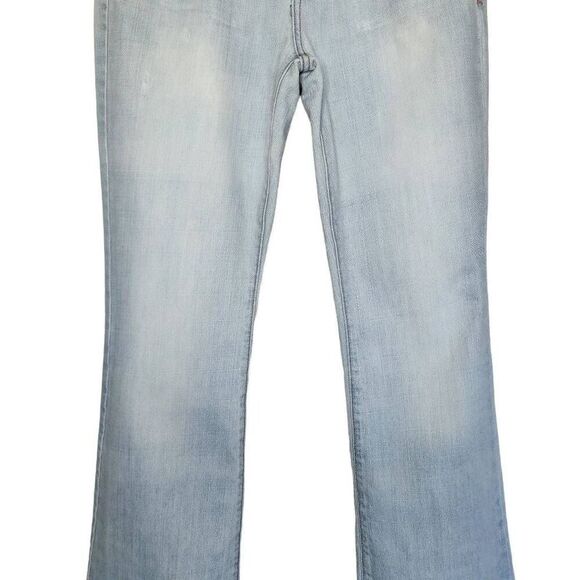 Abercrombie & Fitch Women Jeans, Light Wash "Madison" Bootcut Jeans, Sz 4 Long - Picture 6 of 11